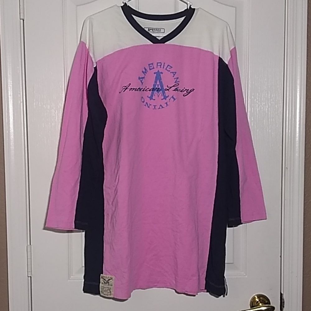 FINAL MARKDOWN Ladies' American Living Oversized LS T-Shirt small